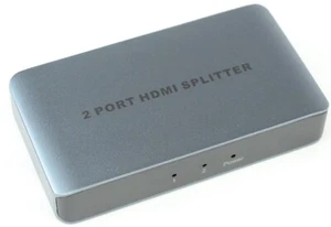 2 Port HDMI Splitter - 4K Compatible - Switch between 2 TVs or Projectors - Picture 1 of 5