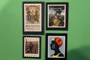 (4 Set) USPS MAGNET STAMP CIVIL RIGHTS AMERICAN HISTORY / USA FOREVER / TITLE IX - Picture 1 of 3