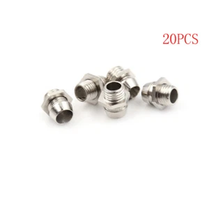 20pcs 3mm Round Chrome Metal LED Lamp Light Emitting Diode Bezel Holder NW_tu - Picture 1 of 7