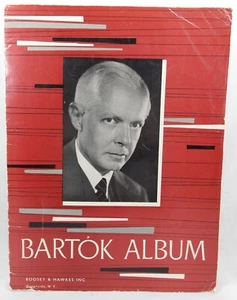 ÁLBUM CANCIONERO PIANO BARTOK por BELA BARTOK Húngaro Folk Bagatelle De Colección 1964 - Imagen 1 de 8
