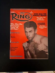 NOVEMBER 1961 HE RING MAGAZINE ALEJANDRO LAVORANTE NEW HEAVYWEIGHT HOPE - Picture 1 of 1