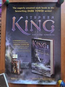 Song of Susannah SIGNED POSTER - Stephen King - PROMO - Dark Tower - 24" x 35" - Picture 1 of 18