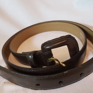 Genuine Leather Men Casual Dress Belt, Brown XL - Picture 1 of 6