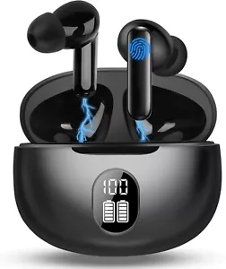 Bluetooth Kopfhörer In Ear Kopfhörer Kabellos für iPhone Android Headset ANC - Bild 1 von 6