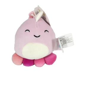 Squishmallows Jeanne the octopus Pink clip on ring with tags 5" plush - Picture 1 of 6