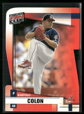 Bartolo Colon 2002 Donruss Fan Club #165 Die Cuts Cleveland Indians - Image 1 of 2