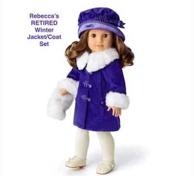 НОВЫЙ! Запечатанный AMERICAN GIRL Ребекка зимняя куртка (пальто)/шляпа/муфты наряд снят с производства - Изображение 1 из 4