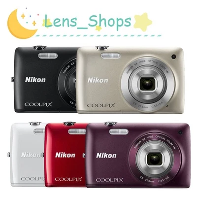 Nikon COOLPIX S4300 Digital Camera 16MP 6x Optical Zoom Red-Eye Reduction - Image 1 of 4