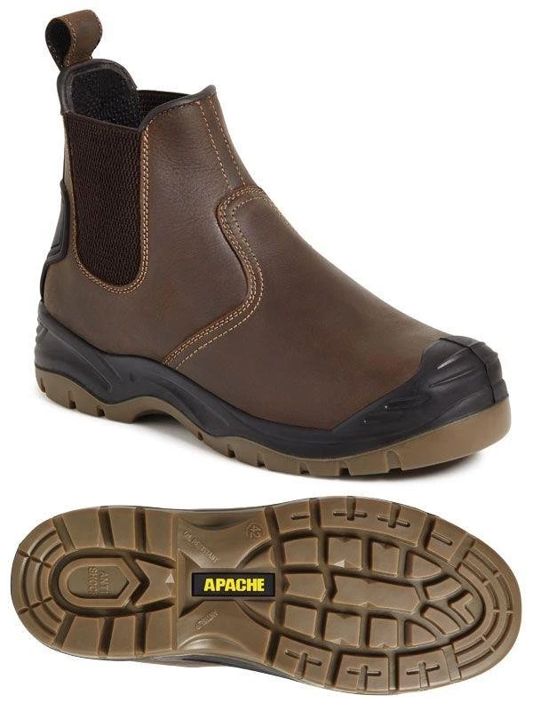 APACHE AP715SM Dealer Boot S3 SRC Lightweight Steel Toe Midsole Water Resistant