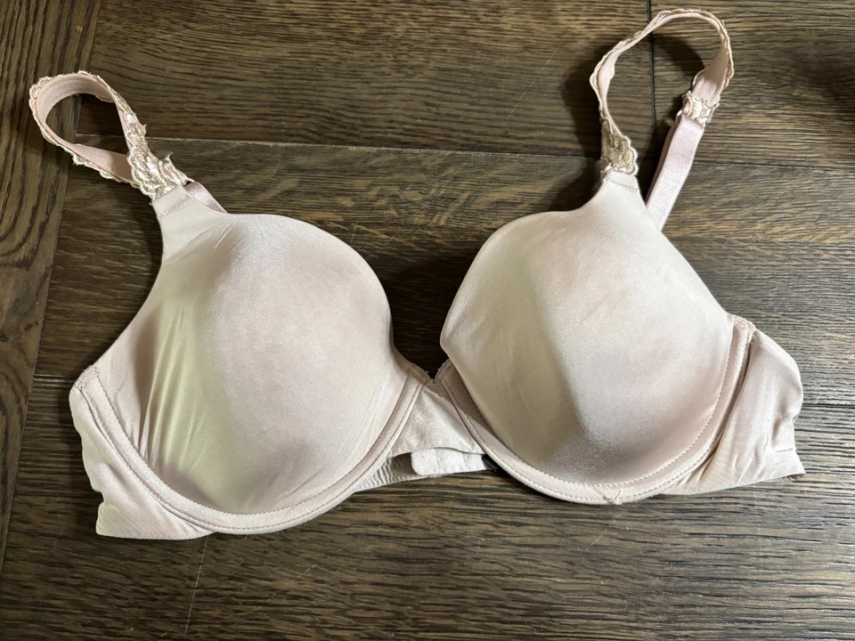 Paramour by Felina Bra 36C Camiseta Acolchada Con Aros Beige Desnudo Todos los Días Foto 1 de 1