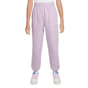 Nike NWOT Girls' Club Fleece Loose Jogger Pants in Doll Purple Size Small NEW - Picture 1 of 12