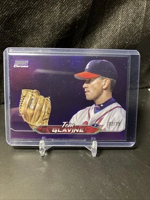 Topps Stadium Club 2024 - Tom Glavine - #87 refractor cromado púrpura #d 32/75 Foto 1 de 3