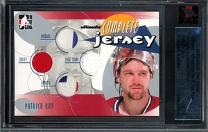 2005-06 ITG ULTIMATE MEM PATRICK ROY COMPLETE JERSEY EMBLEM NUMBER STRAP #ED /10 - Picture 1 of 1