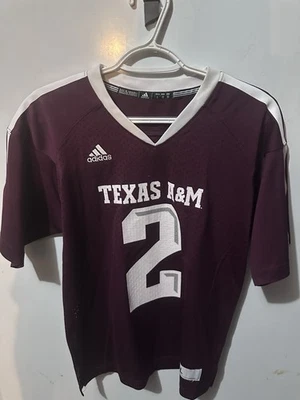 Texas A&M Aggies Football Adidas Jersey #2 Manziel Large Youth - Image 1 of 4