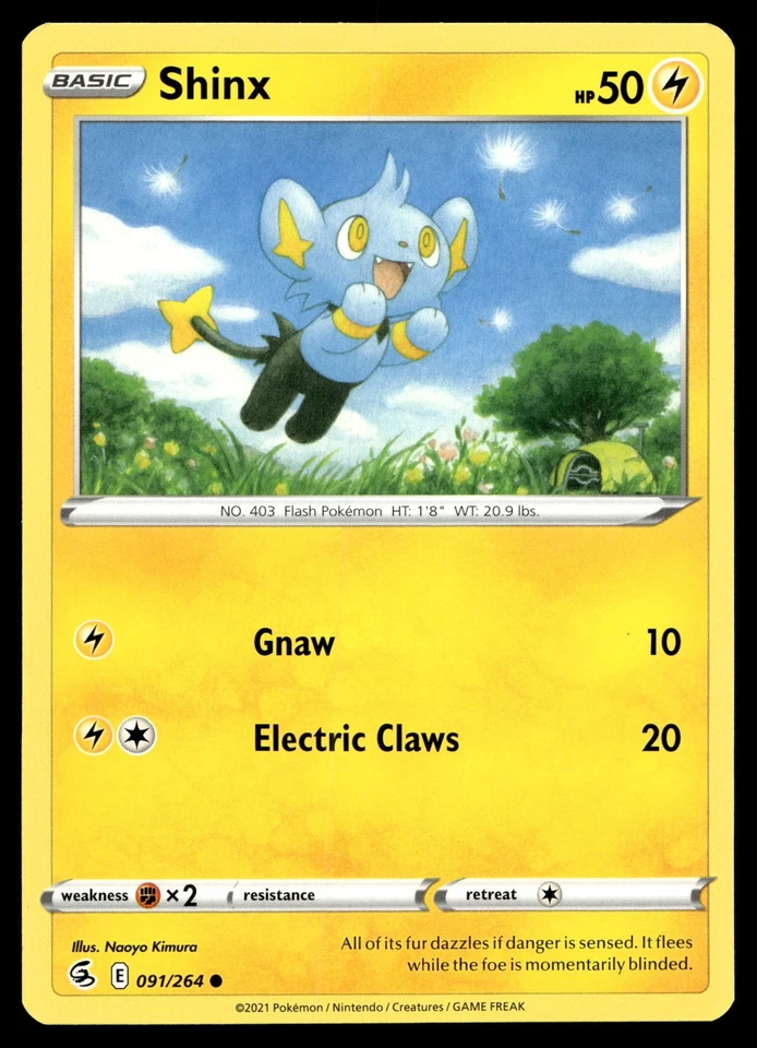Shinx 091/264 SWSH08: Fusion Strike - Image 1 of 2