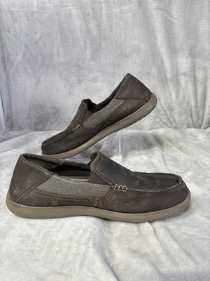 Mocasín Crocs Para Hombre 10 Marrón Informal Cómodo Sin Cordones Crocs Foto 1 de 4