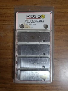 RIDGID 48220 5/16"-18 UNC BOLT THREADING DIES RH HIGH SPEED FOR UNIVERSAL HEAD - Picture 1 of 1