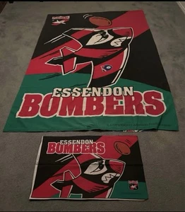 Vintage Essendon 90’s Doona Cover And Matching Pillow Case Excellent Condition - Picture 1 of 1