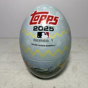 2025 Topps Series 1 Baseball Easter Egg Tin. 59 Random Cards. - Picture 1 of 4