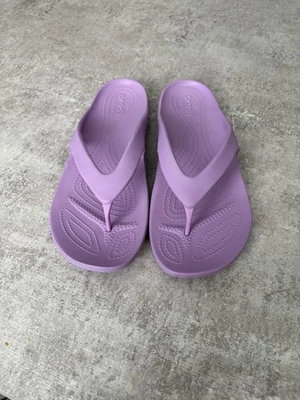 CROCS Women’s “Kade ll” Purple Orchid Flip Flops, Size 11 - Image 1 of 4