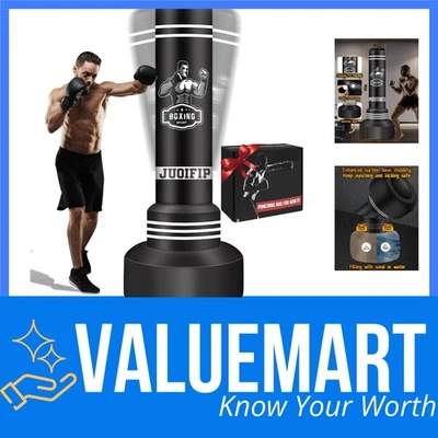 Stehboxsack Erwachsenen 180cm Kunststoff Kickbox-Boxsack MMA Muay Thai Fitness - Bild 1 von 4