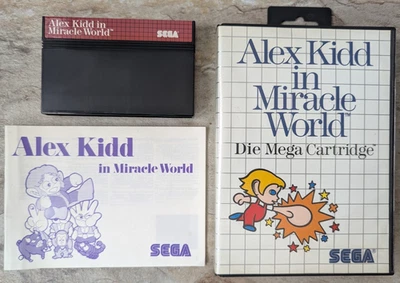 Sega Master System - Alex Kidd in Miracle World - Deutsche Hülle - Spiel - Bild 1 von 4
