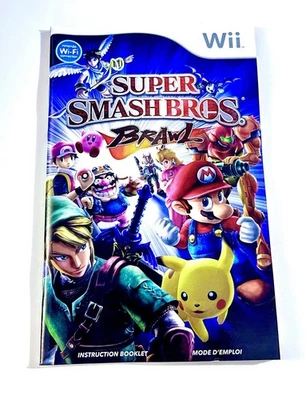 Super Smash Bros Brawl Wii Instruction Manual Booklet Only 2008 Nintendo EUC - Image 1 of 2