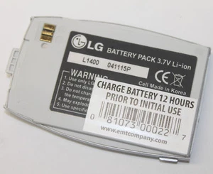 Original OEM LG L1400 Li-Ion Battery Pack 3.7 Volts 750 mAh for Mobile Cellphone - Picture 1 of 1