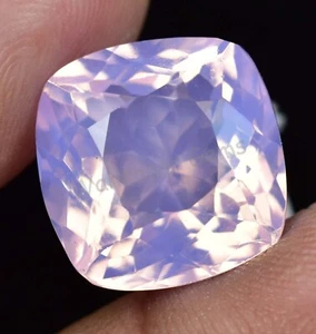 Natural Pink Opal 11.05 Ct Cushion Certified Unheated Welo Australian Gemstone - Picture 1 of 6