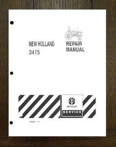 3415 Tractor Technical Workshop Repair Manual Ford 3415 - PAPER MANUAL - Picture 1 of 11