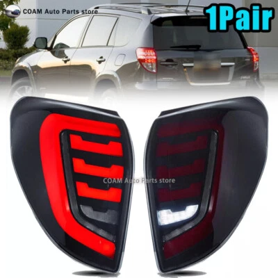 LED Tail Lights For Toyota RAV4 2006-2012 w/Animation Sequential Turn Rear Lamp - Image 1 of 4
