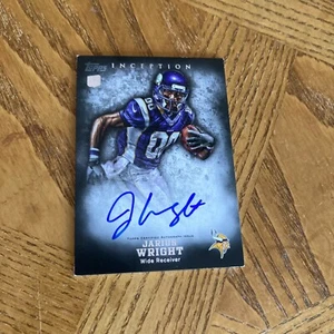 2012 Topps Inception JARIUS WRIGHT Rookie RC ON-CARD AUTO AUTOGRAPH #122 Vikings - Picture 1 of 4