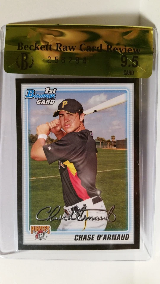 2010 Bowman Black Border Chase D'Arnaud RC (Prospect) BGS (RCR) 9.5 BP51 - Image 1 of 1