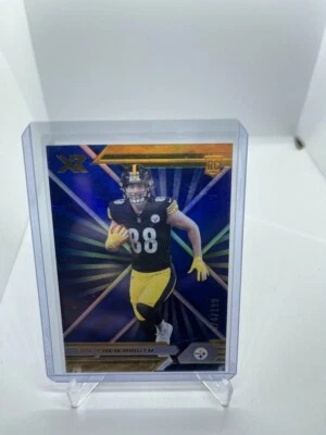 PAT FREIERMUTH 2021 PANINI XR BLUE ROOKIE RC /199 STEELERS SP #140 - Image 1 of 2
