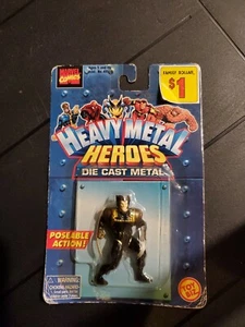 Marvel X-Men Heavy Metal Heroes Wolverine Die-Cast Poseable (1998) Toy Biz mini - Picture 1 of 2