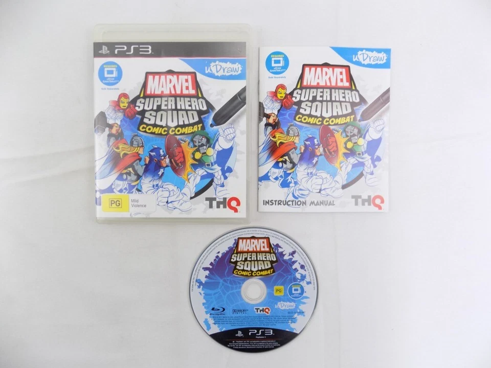 Disco perfeito Playstation 3 PS3 Marvel Super Hero Squad Comic Combat - Inc Manual - Imagem 1 de 1