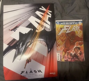 The Flash IMax poster + The Flash 1 (DC Rebirth) - Picture 1 of 10