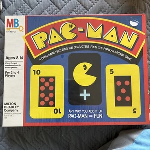 Vtg Sealed Pac Man Milton Bradley Card Game New In Box 1982 - Picture 1 of 4