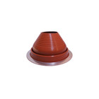 Flashers Silicone Round Metal Roof Pipe Flashing Boot (Size#1-9) Made in USA