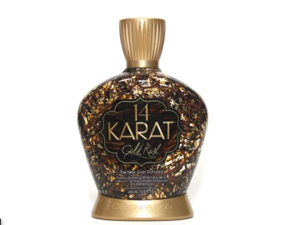Designer Skin 14 KARAT GOLD RUSH 14X  Bronzer 13.5oz Lotion - - Image 1 of 1