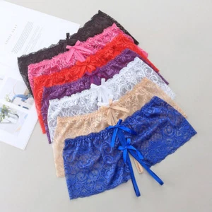 Women Lace Sexy Briefs Crotchless Panties Low Rise Open Crotch Underwear Knicker - Picture 1 of 19