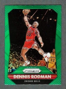 2015-16 Panini Prizm Green #245 Dennis Rodman Chicago Bulls - Picture 1 of 2