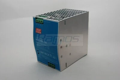 Ndr-480-48 Mean Well Power Supply Din Rail Mount 480w 48v Stock In Italy - Image 1 of 4