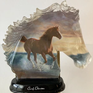 Bradford Exchange Momentos de Majestad "Bailarín de Surf" Caballo Coleccionable Año 2002 - Imagen 1 de 10