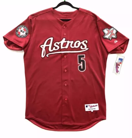 MAJESTIC AUTHENTIC SIZE 48 XL, HOUSTON ASTROS JEFF BAGWELL, VINTAGE Jersey RARE! Cover