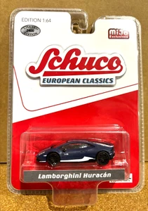 Schuco 1:64 European Classics - Lamborghini Huracan (blue with white strip) - Picture 1 of 2