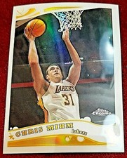 2005-06 Topps Chrome XFractor Refractor Ducan Chosen One Relics GOLD Iverson PSA