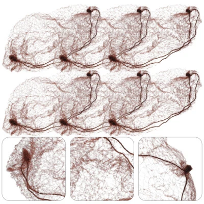 50x Hair Nets Bun invisible hair nets for hair Lightweight Invisible - Image 1 of 4