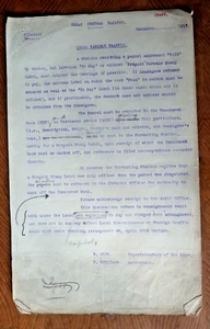 Gran Ferrocarril Central Diciembre 1912 Parcelas Locales Tráfico Circular - Imagen 1 de 1