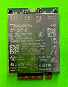 5W11H85369 Lenovo Wireless Fibocom LTE WWAN Adapter L860-GL-16 - Afbeelding 1 van 3